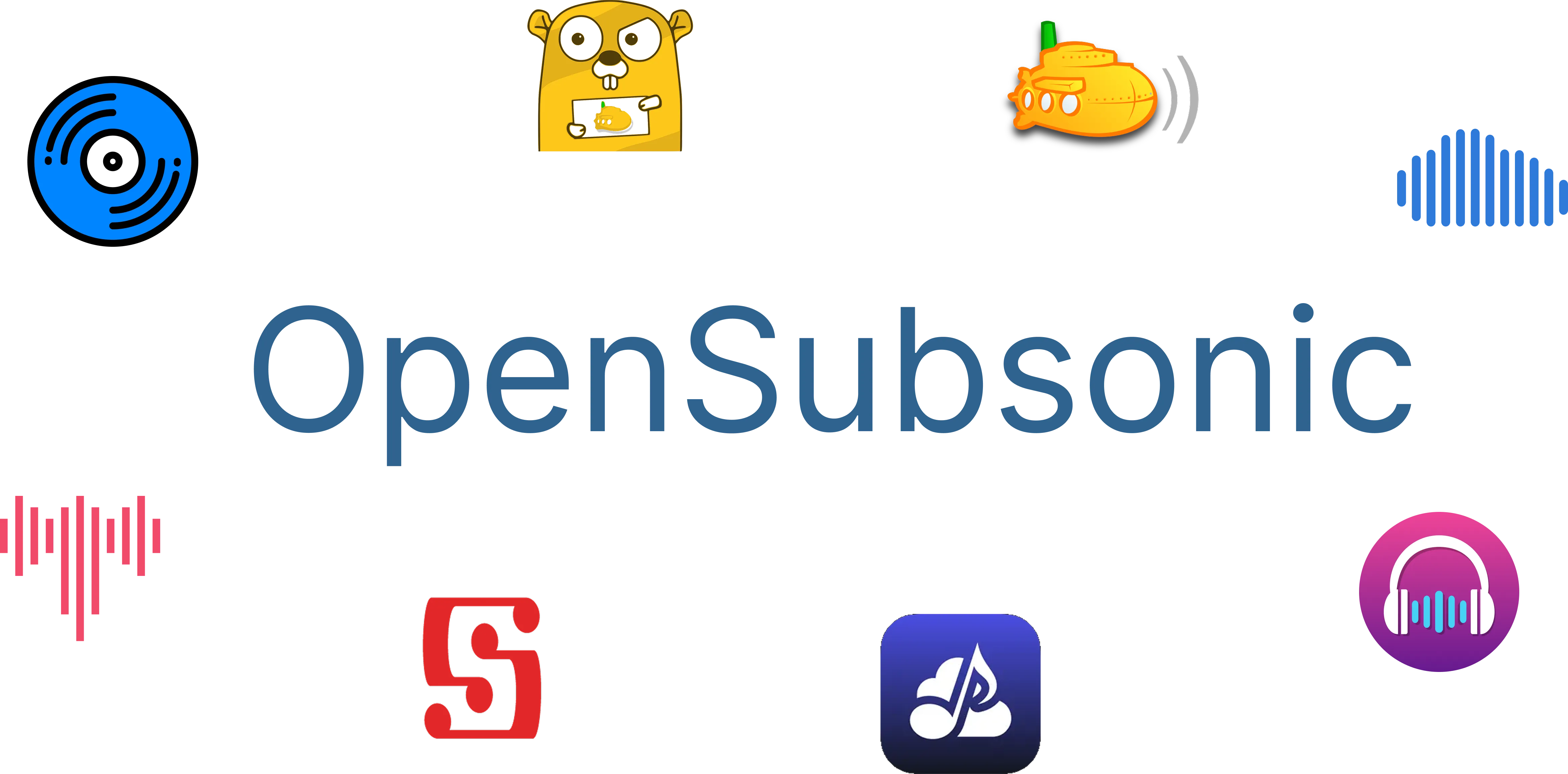 OpenSubsonic logos
